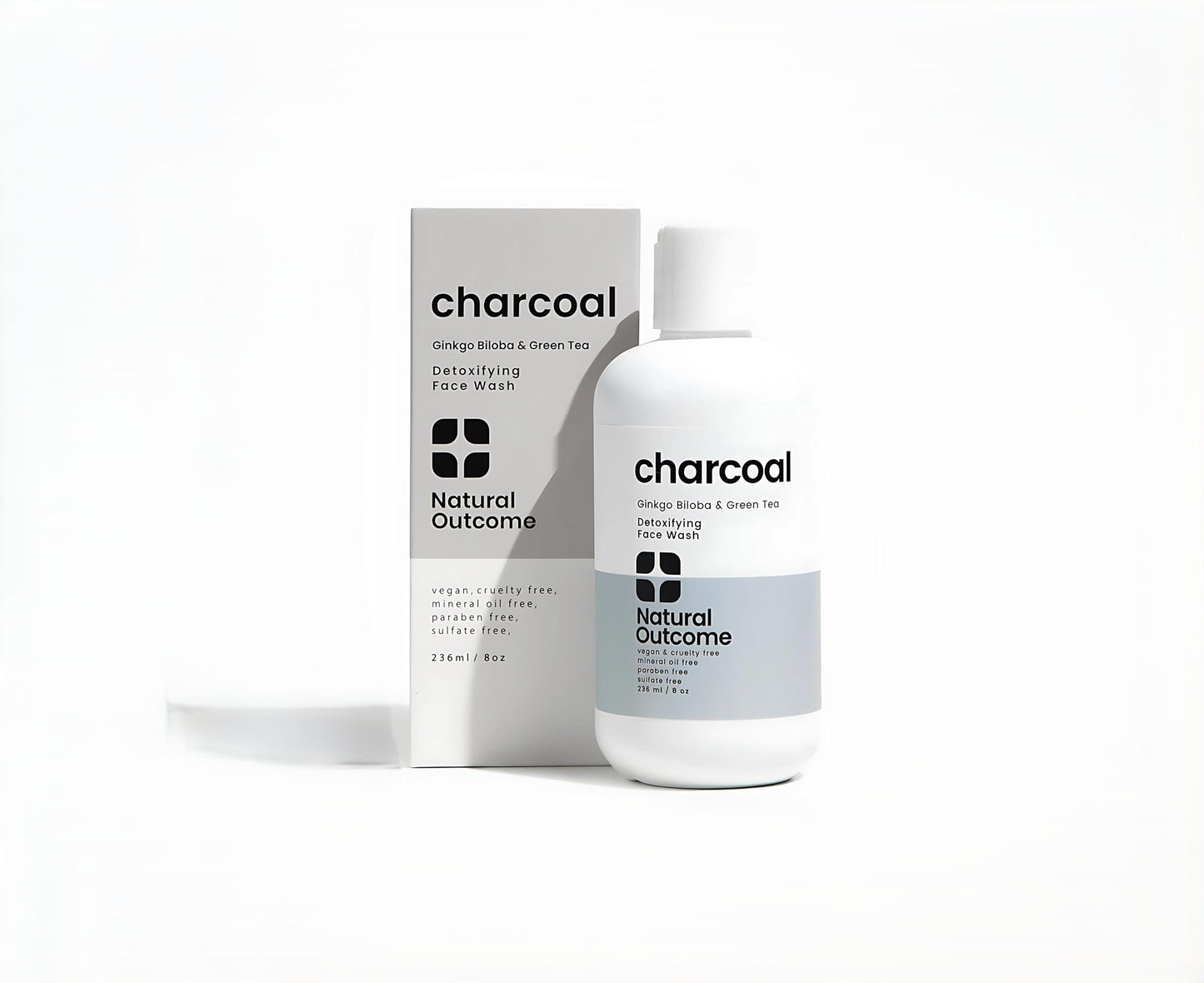 Limpiador facial con carbón activado