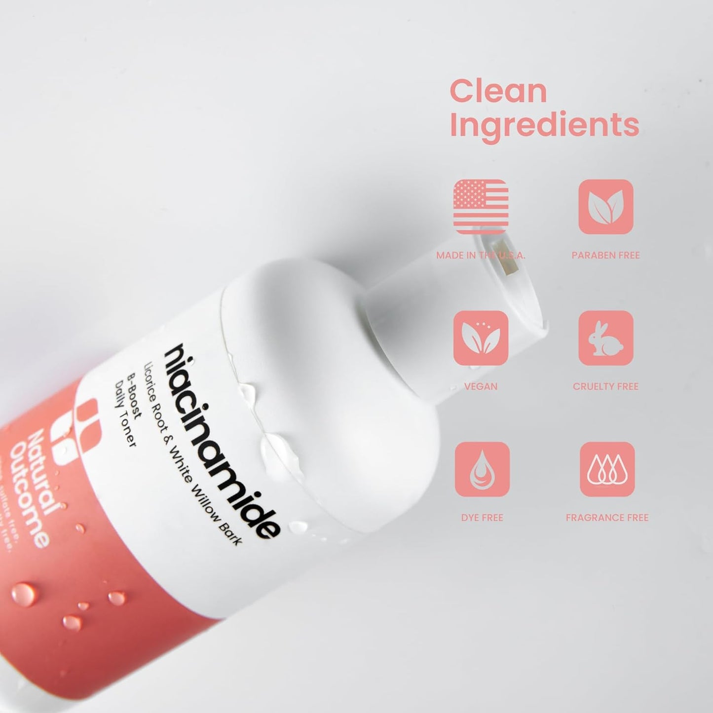 Tónico facial con niacinamide - 8 fl. oz.