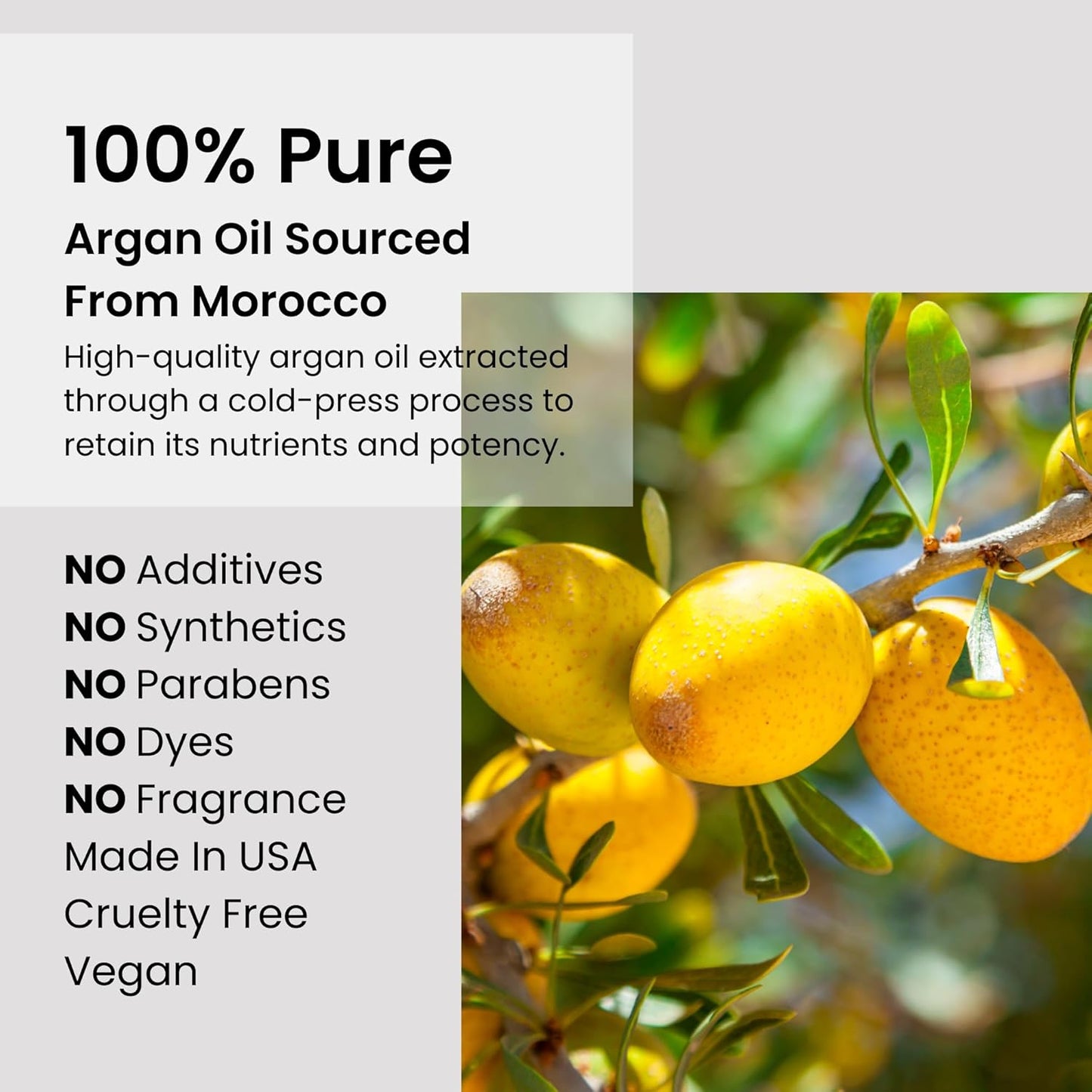 Aceite de Argán Orgánico Puro - 1 oz.