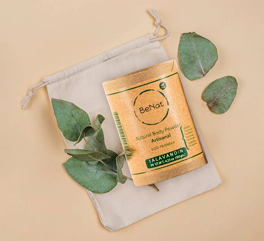 Polvo Corporal Desodorante Natural — Sin Perfume | 100% Natural, Vegano y Ecológico