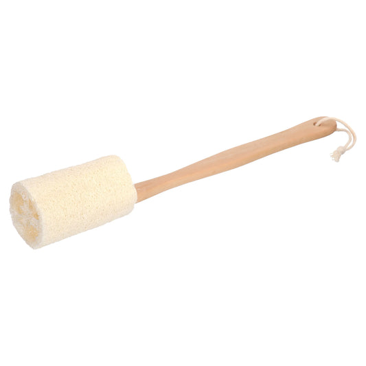 Cepillo de baño de lufa con mango