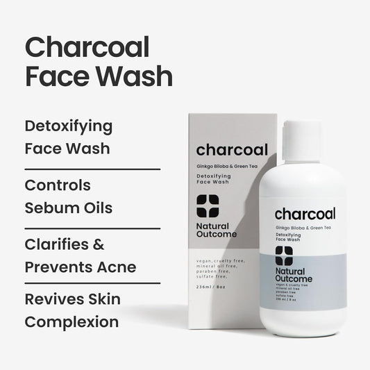 Limpiador facial con carbón activado - 8 fl. oz.