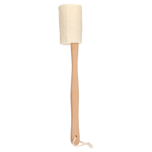 Cepillo de baño de lufa con mango