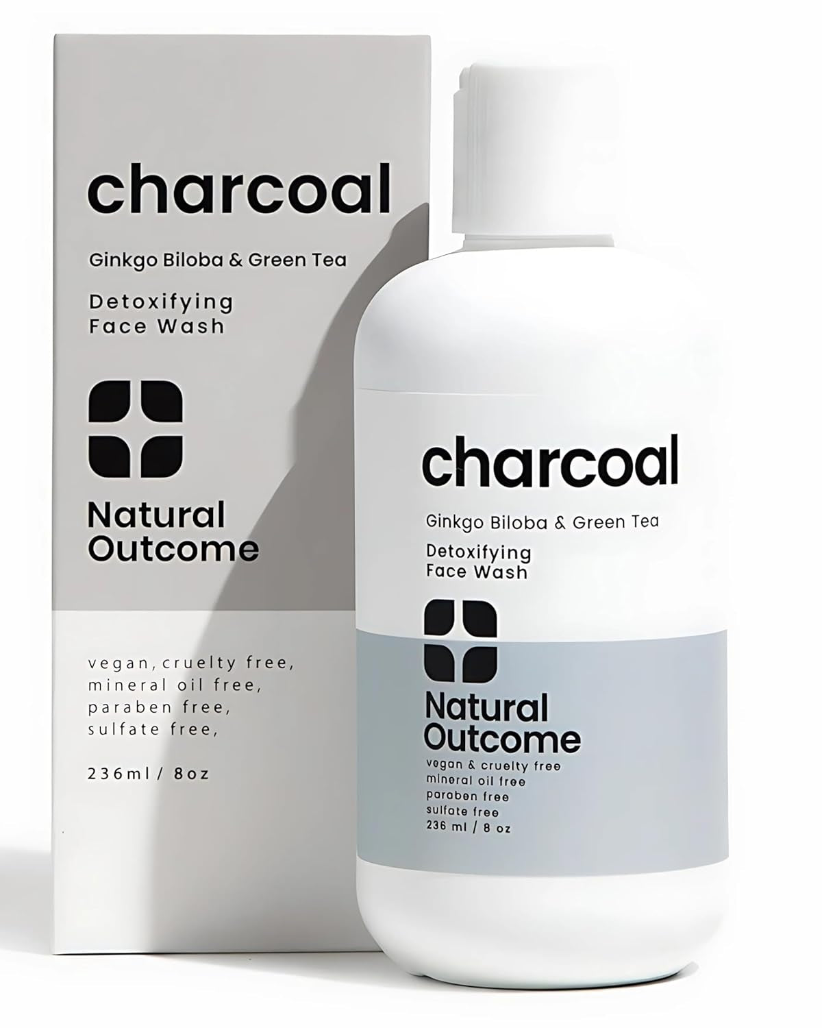 Limpiador facial con carbón activado - 8 fl. oz.